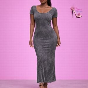 NWT Gray Maxi Dress
